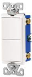 [SA-ED-0012-CWD7728W] COOPER WIRING | Decorator Double Switch 1 Pole 15A