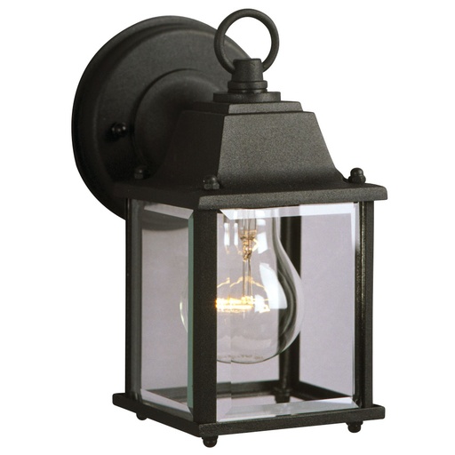 Outdoor Cast Aluminum Lantern w/ Clear Beveled Glass