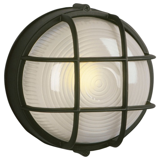 60W Outdoor Cast Aluminum Round Marine Light w/ Guard