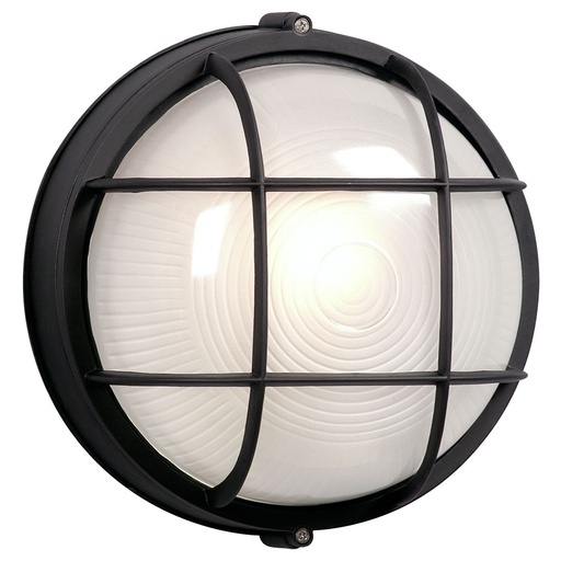 12W LED Outdoor Cast Aluminum Round Marine Light w/ Guard 