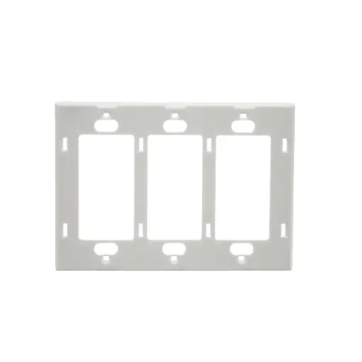3 gang Screwless Wall plate 