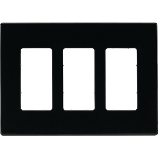 3-gang Screwless Wall plate 