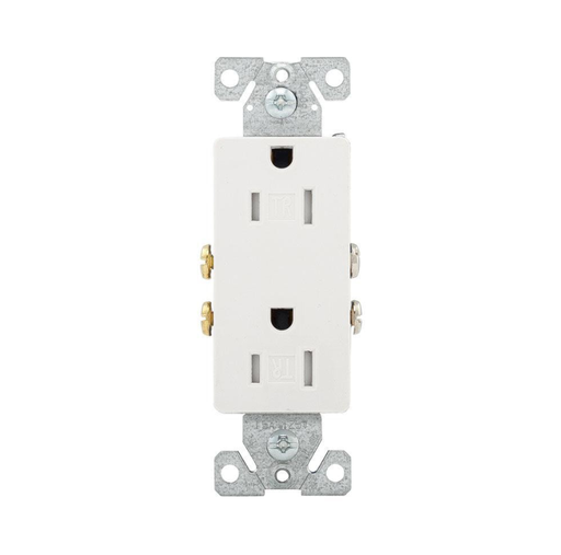 15-Amp Decorator Tamper-Resistant Outlet Receptacle 
