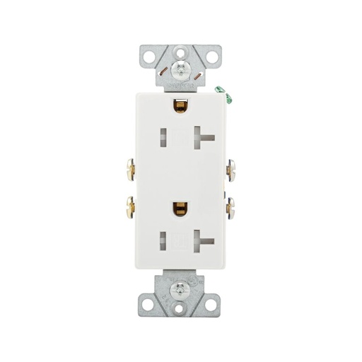 [SA-TR1307W] Residential grade decorator duplex receptacle